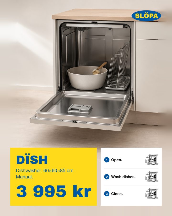 DÏSH, Dishwasher. Manual.